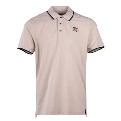CERRUTI Polo regular manches courtes natisone avec liseré Homme BEIGE Outlet