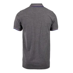 CERRUTI Polo regular manches courtes natisone avec liseré Homme NOIR New