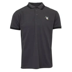 CHEVIGNON Polo sherman logo coloré brodé avec boutons argentés Homme GRIS FONCE Hot