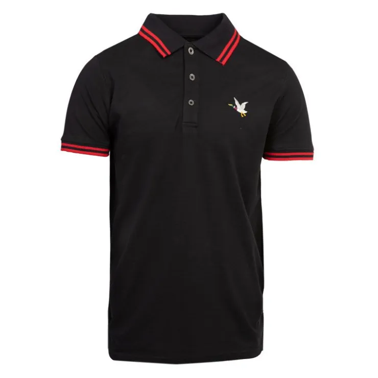 CHEVIGNON Polo sherman logo coloré brodé avec boutons argentés Homme BLANC Discount