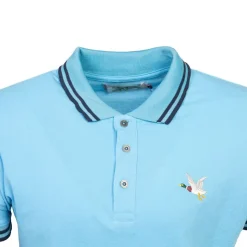 CHEVIGNON Polo sherman logo coloré brodé avec boutons argentés Homme BLANC Discount