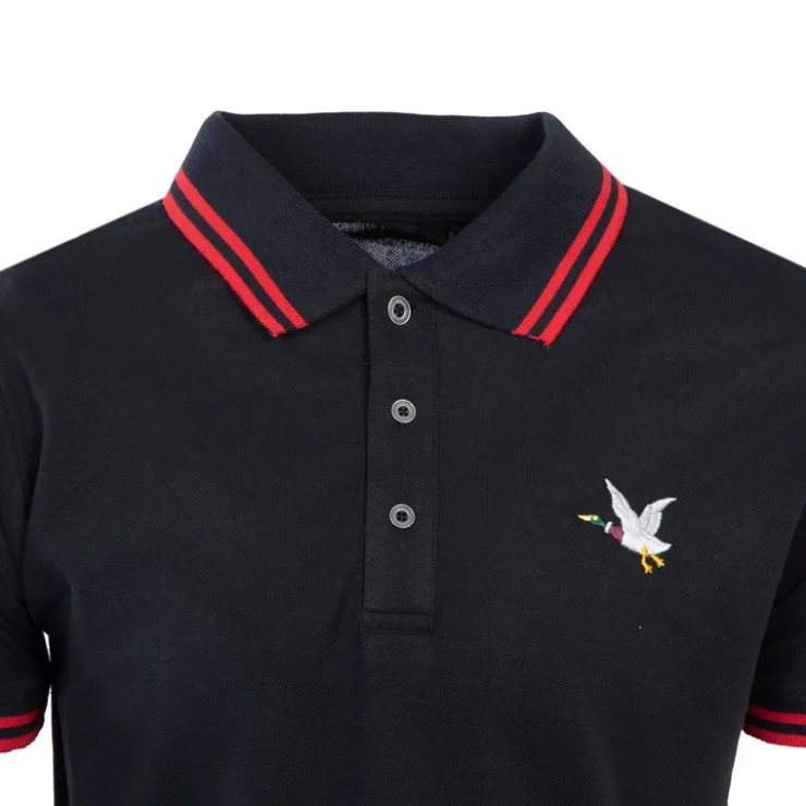 CHEVIGNON Polo sherman logo coloré brodé avec boutons argentés Homme BLANC Discount