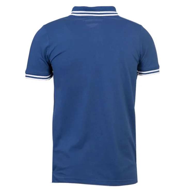 CHEVIGNON Polo sherman logo coloré brodé avec boutons argentés Homme BLEU ROI Online