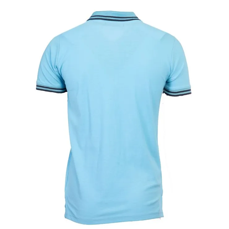 CHEVIGNON Polo sherman logo coloré brodé avec boutons argentés Homme BLEU CLAIR Outlet