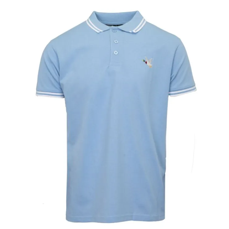 CHEVIGNON Polo sherman logo coloré brodé avec boutons argentés Homme BLEU Best