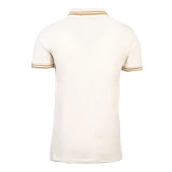 CHEVIGNON Polo sherman logo coloré brodé avec boutons argentés Homme BLANC ECRU Discount