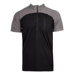 BEST MOUNTAIN Polo technique zip bi-couleur Homme GRIS Outlet