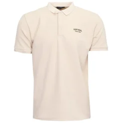 KAPORAL Polo texturé malo manches courtes Homme BEIGE Hot