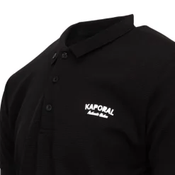 KAPORAL Polo texturé malo manches courtes Homme NOIR Best