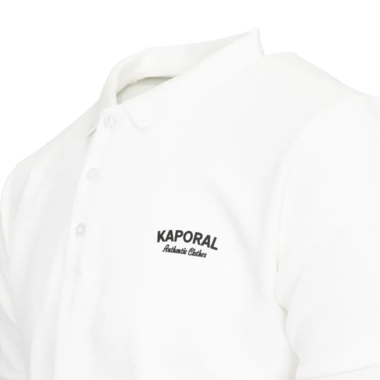 KAPORAL Polo texturé malo manches courtes Homme BLANC Clearance