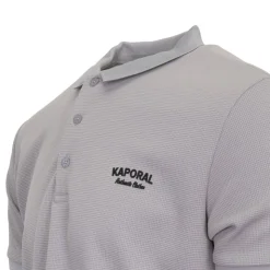KAPORAL Polo texturé malo manches courtes Homme GRIS Discount