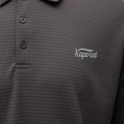KAPORAL Polo texturé manches longues jilan Homme GRIS Clearance
