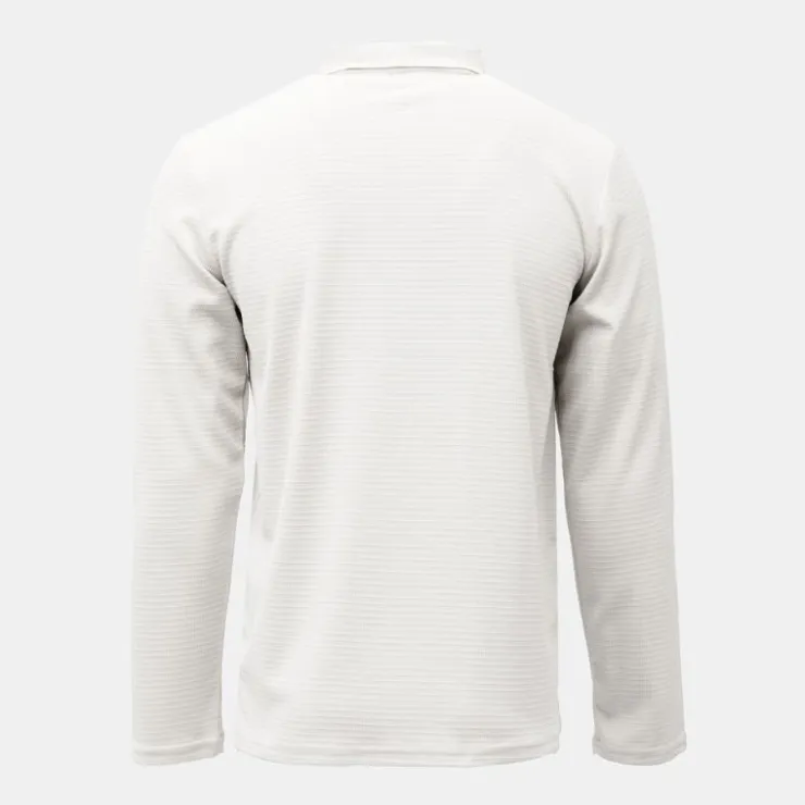 KAPORAL Polo texturé manches longues jilan Homme BLANC ECRU Clearance