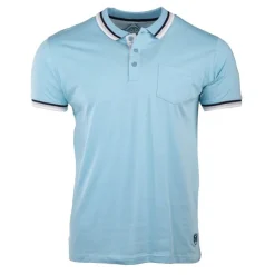 BLAGGIO Polo uni jersey 100 % coton assor 24 prague Homme TURQUOISE Best
