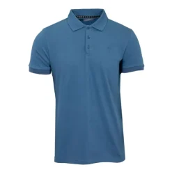 BILL TORNADE Polo uni mc lycra Homme BLEU Discount