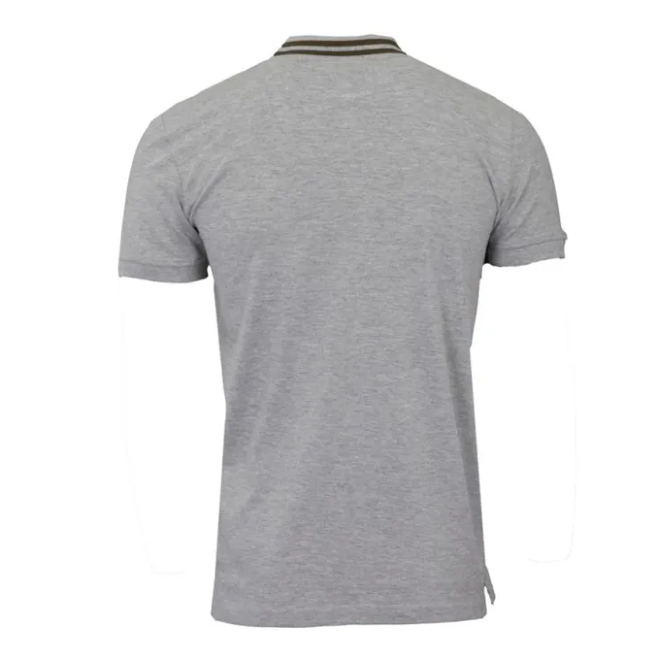 BILL TORNADE Polo uni mc lycra Homme GRIS CLAIR Discount