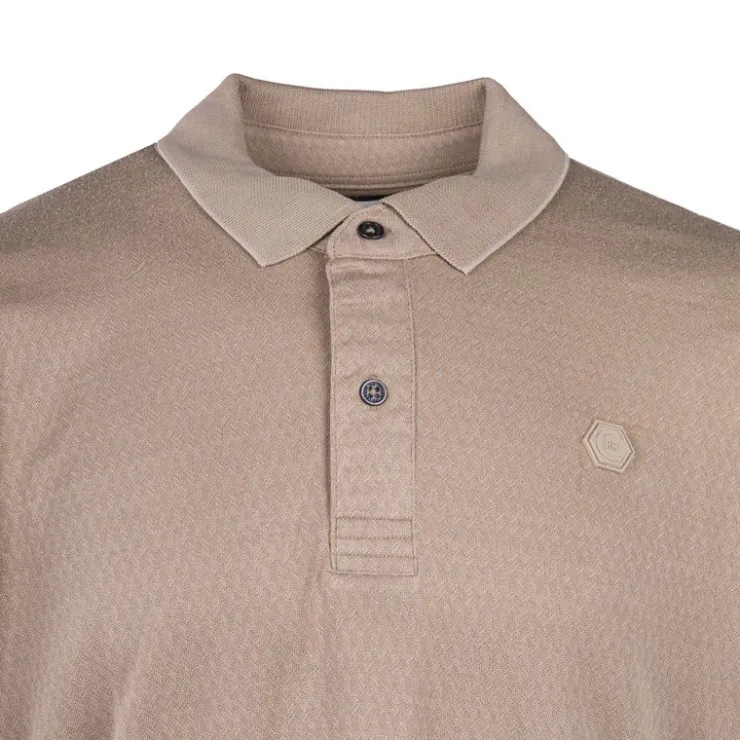 CERRUTI Polo uni satinée baltea Homme BEIGE Discount