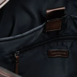 TORRENTE Porte document avec deux poches zippées extérieures 42x34x6cm Homme MARRON FONCE Outlet