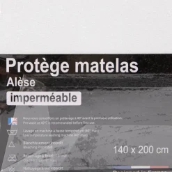 JEAN-LOUIS SCHERRER Protege matelas jean louis scherrer plastique 140 art0395 Mixte BLANC Best