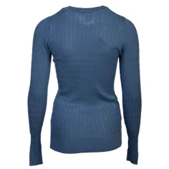 BILL TORNADE Pull col rond torsadé 18727 Femme BLEU Best