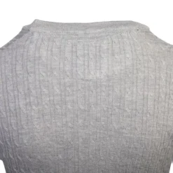 BILL TORNADE Pull col rond torsadé 18727 Femme GRIS CLAIR Sale