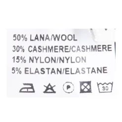 REAL CASHMERE Pull grosse maille col rond cachemire laine Femme BLEU FONCE Clearance