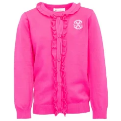 CXL BY CHRISTIAN LACROIX Pull à volants avec boutons logo brodé Fille ROSE