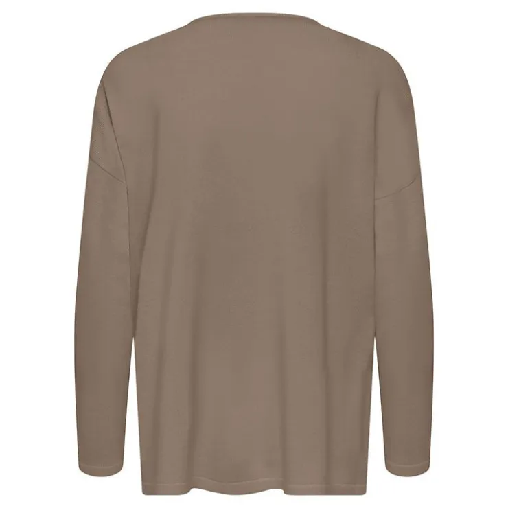 ONLY Pull Amalia Femme MARRON CLAIR Best