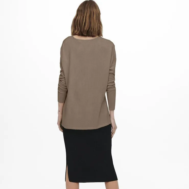 ONLY Pull Amalia Femme MARRON CLAIR Best