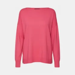 VERO MODA Pull col bateau maille fine Femme ROSE Best