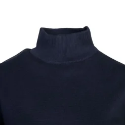 BILL TORNADE Pull col cheminée 22267 Femme BLEU FONCE Discount