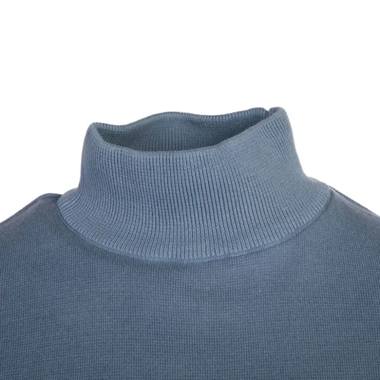 BILL TORNADE Pull col cheminée 22267 Femme BLEU Sale