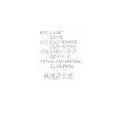 BELLE FEMME Pull col cheminée cachemire et laine mélangé Femme ROSE Sale