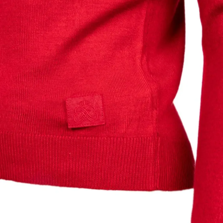 BURTON OF LONDON Pull col cheminee femme tanis Femme ROUGE Sale