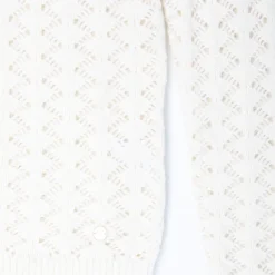 LA PETITE ETOILE Pull col montant blanc miley maille fine Femme BLANC ECRU Outlet