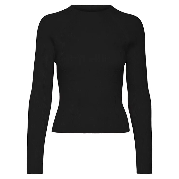 VERO MODA Pull col montant Femme NOIR Sale