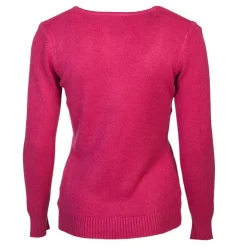 BELLE FEMME Pull col rond laine et cachemire Femme ROSE Best