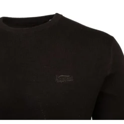 KAPORAL Pull col rond naofil Homme NOIR New