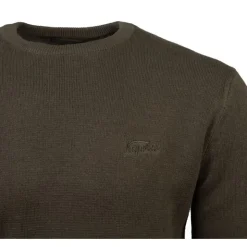 KAPORAL Pull col rond naofil Homme KAKI Discount