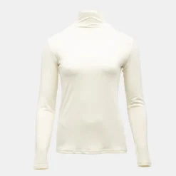 CHANTAL THOMASS Pull col roulé clara Femme BLANC ECRU Hot