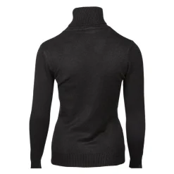 BELLE FEMME Pull col roulé laine et cachemire Femme NOIR Sale