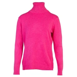 BELLE FEMME Pull col roulé laine et cachemire Femme ROSE Best