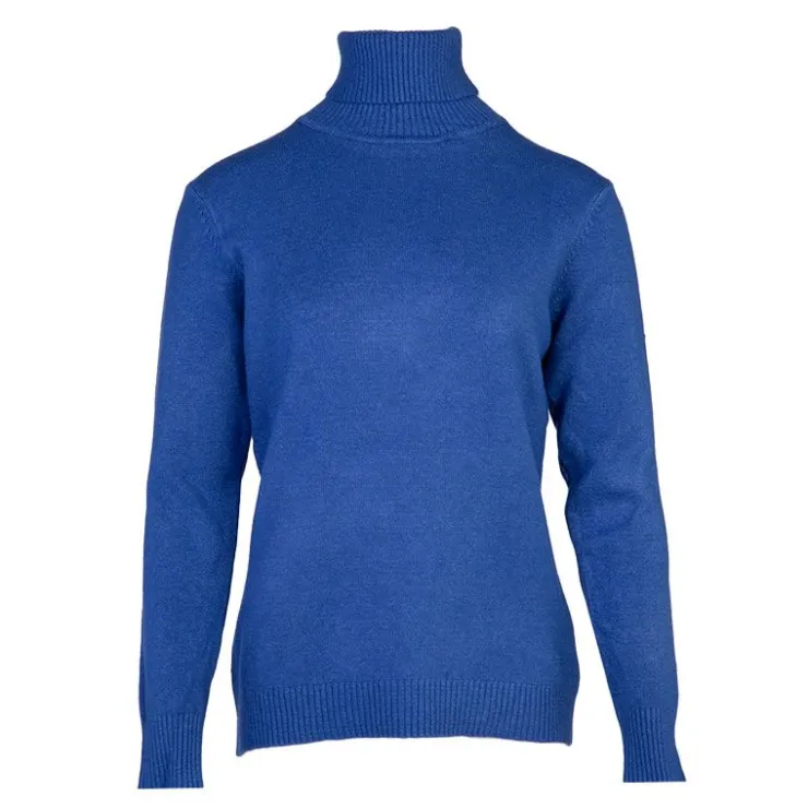 BELLE FEMME Pull col roulé laine et cachemire Femme BLEU ROI Online