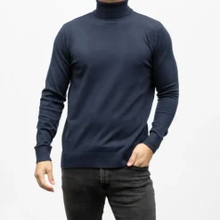 TORRENTE Pull col roule cash touch 7999 Homme BLEU FONCE New