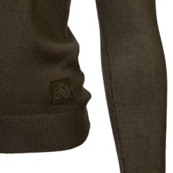 BURTON OF LONDON Pull col roule femme love Femme KAKI Hot