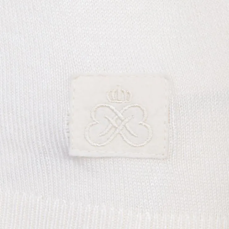 BURTON OF LONDON Pull col roule femme love Femme BLANC ECRU Discount