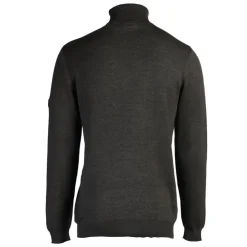 KAPORAL Pull col roule landon en maille fine Homme GRIS FONCE Sale