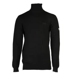 KAPORAL Pull col roule landon en maille fine Homme NOIR