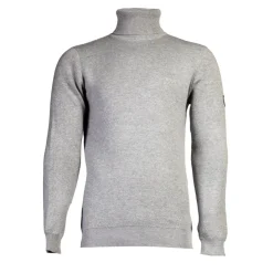 KAPORAL Pull col roule landon en maille fine Homme GRIS CLAIR Sale
