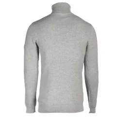 KAPORAL Pull col roule landon en maille fine Homme GRIS CLAIR Sale